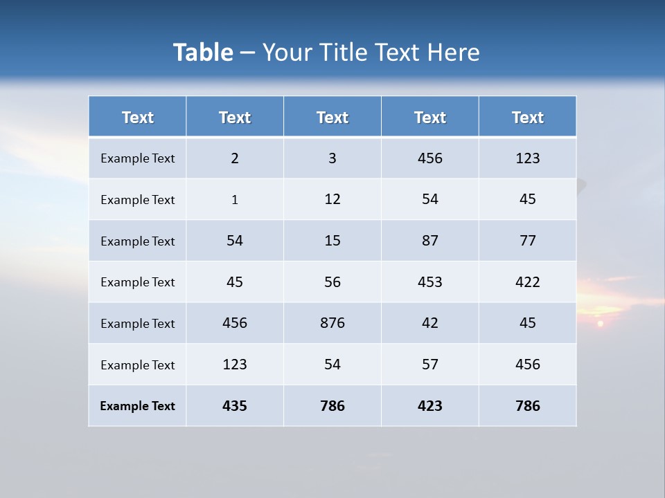 Two People Jumping Into The Air With A Sky Background PowerPoint Template