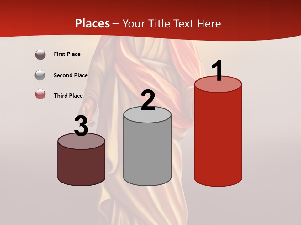Jesus Powerpoint Presentation With A Red Background PowerPoint Template