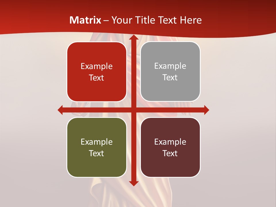 Jesus Powerpoint Presentation With A Red Background PowerPoint Template