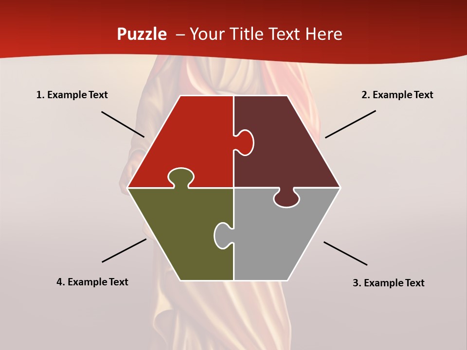 Jesus Powerpoint Presentation With A Red Background PowerPoint Template