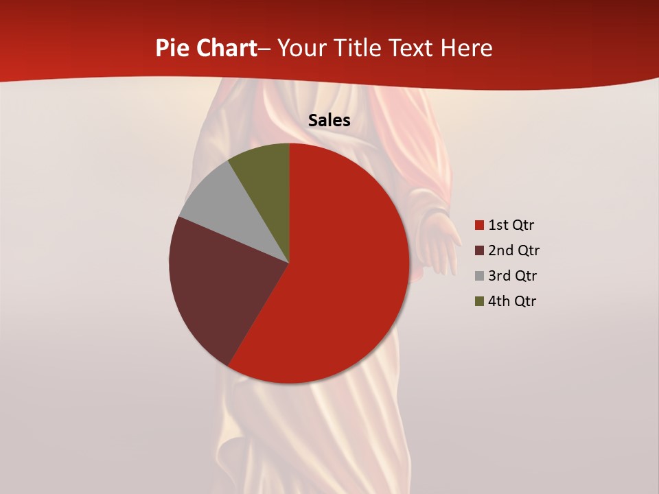 Jesus Powerpoint Presentation With A Red Background PowerPoint Template