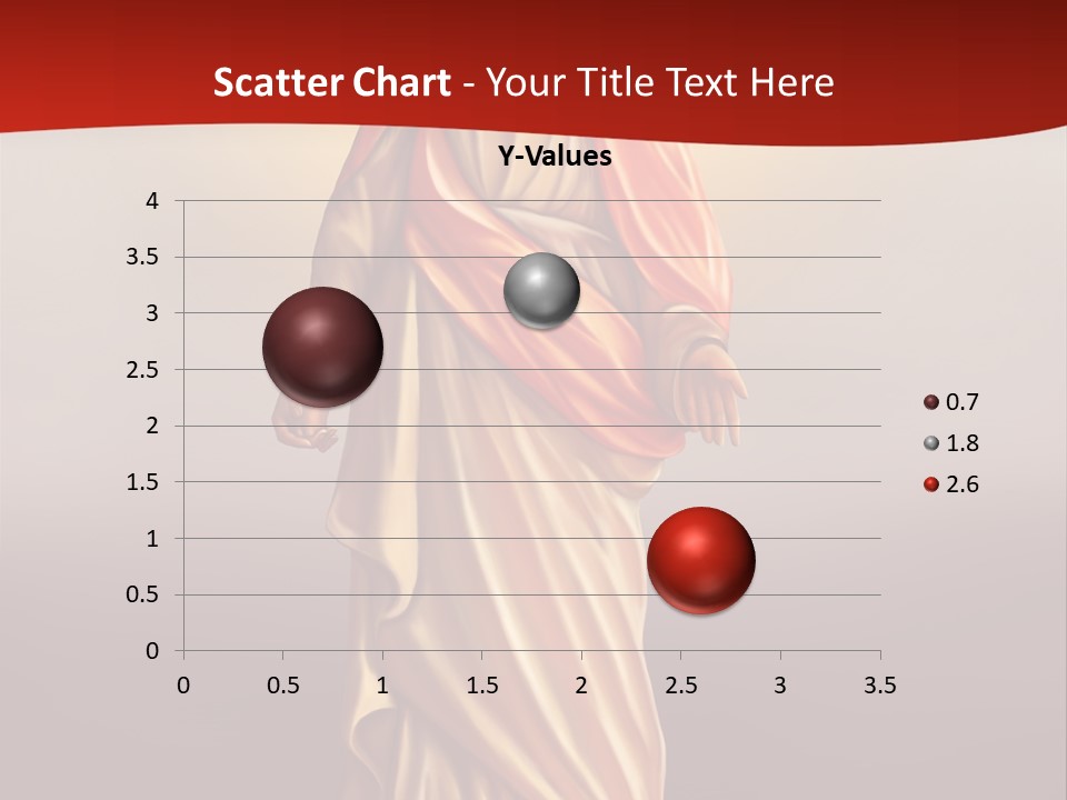 Jesus Powerpoint Presentation With A Red Background PowerPoint Template