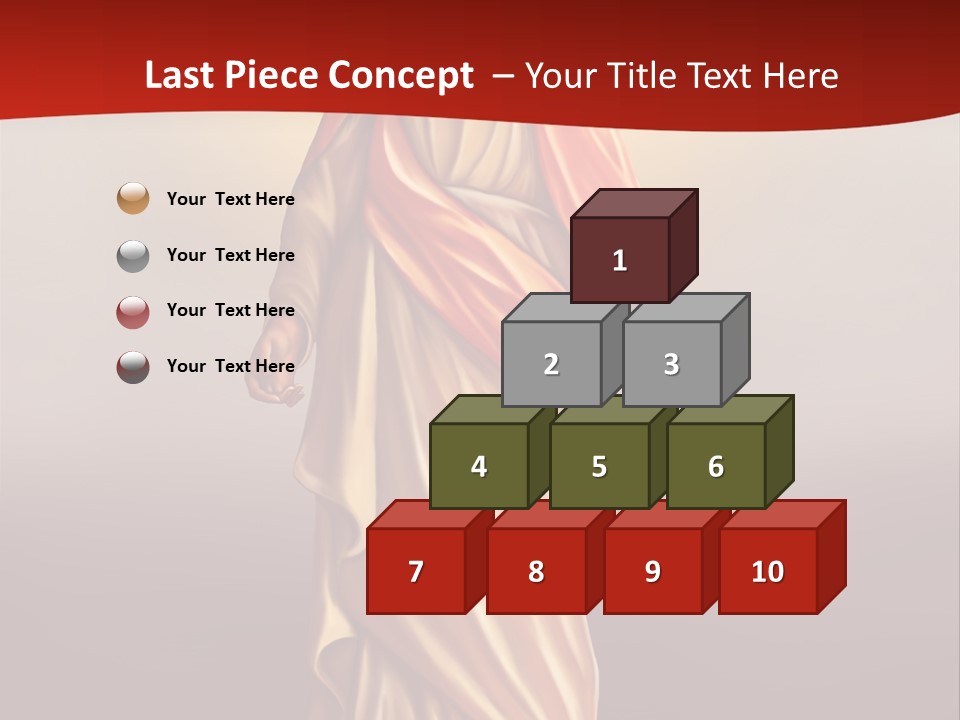 Jesus Powerpoint Presentation With A Red Background PowerPoint Template