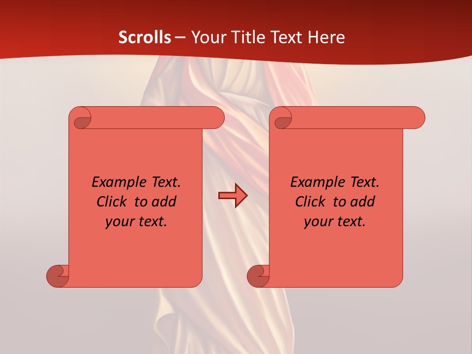 Jesus Powerpoint Presentation With A Red Background PowerPoint Template