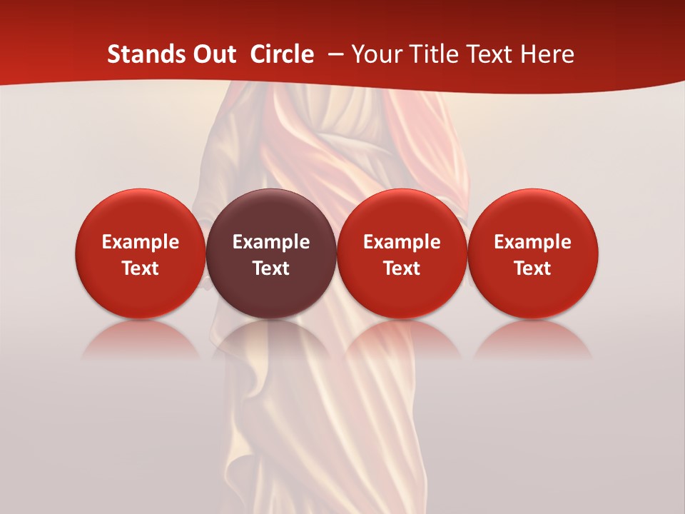 Jesus Powerpoint Presentation With A Red Background PowerPoint Template