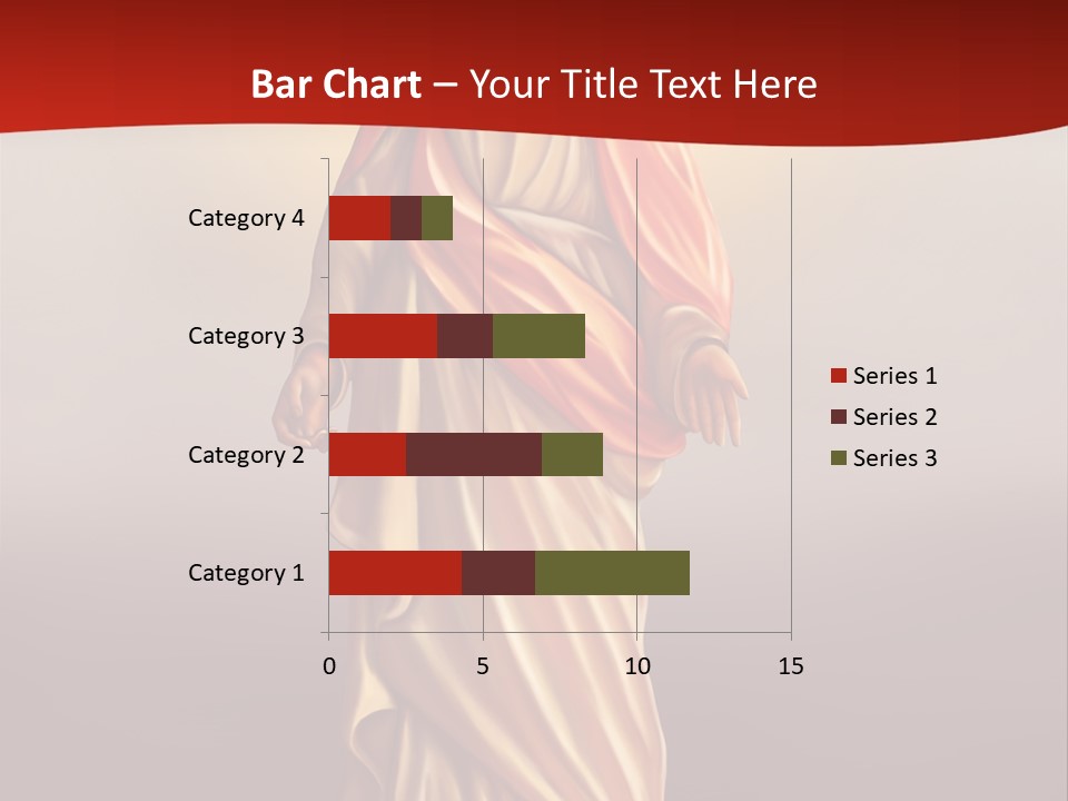 Jesus Powerpoint Presentation With A Red Background PowerPoint Template