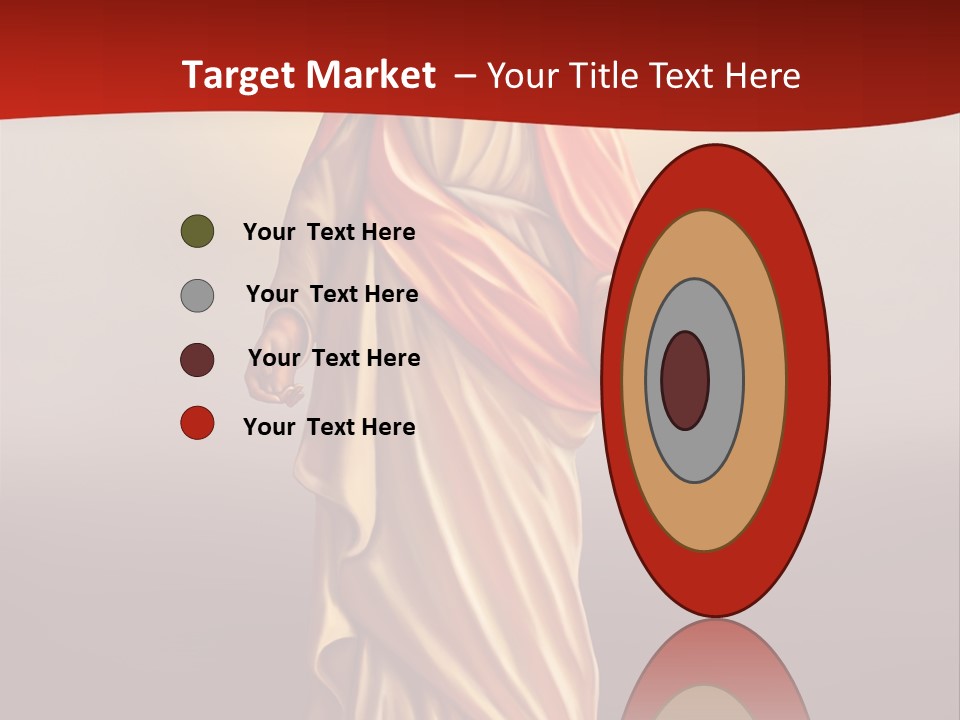 Jesus Powerpoint Presentation With A Red Background PowerPoint Template