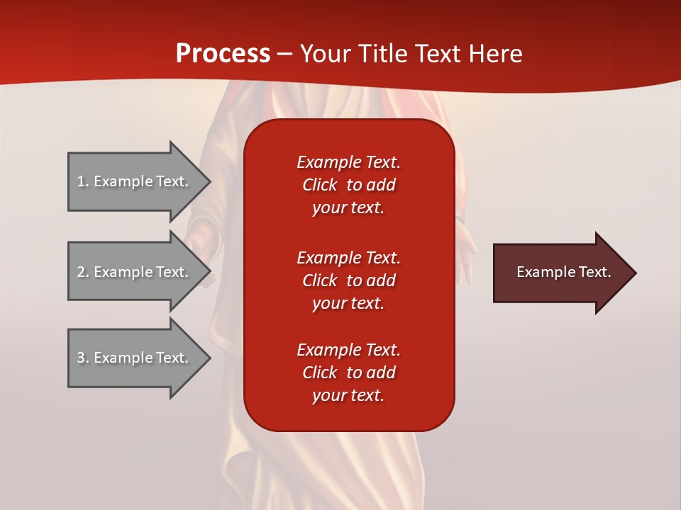 Jesus Powerpoint Presentation With A Red Background PowerPoint Template