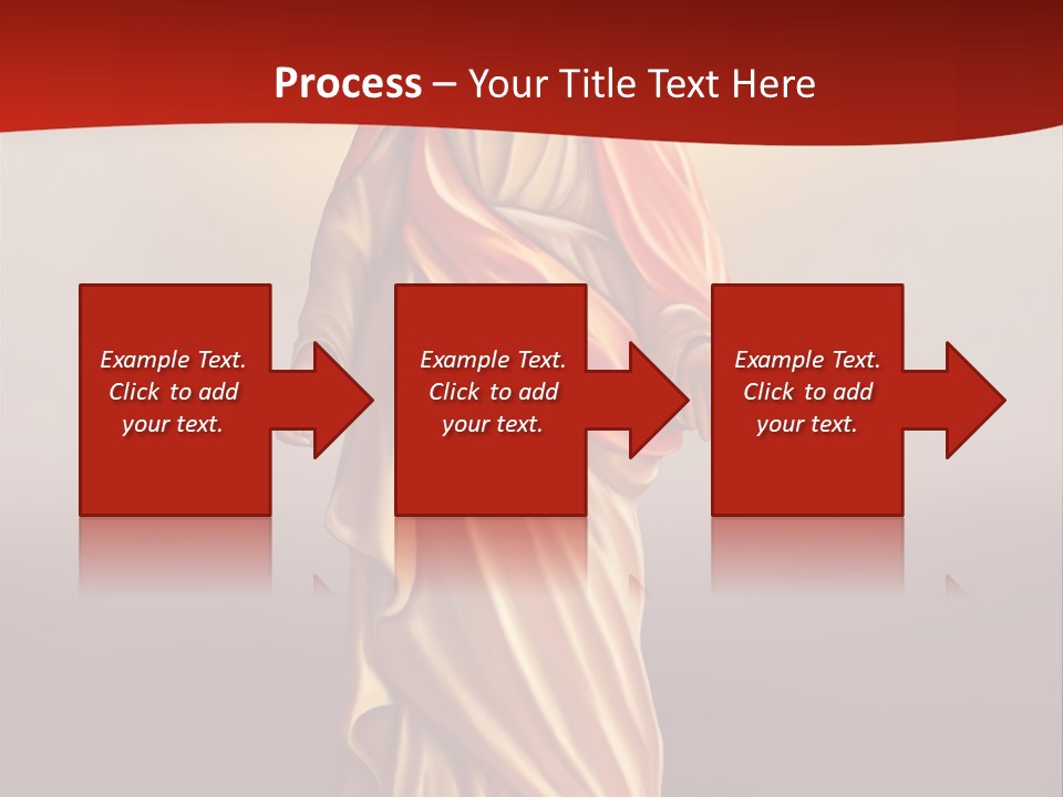 Jesus Powerpoint Presentation With A Red Background PowerPoint Template