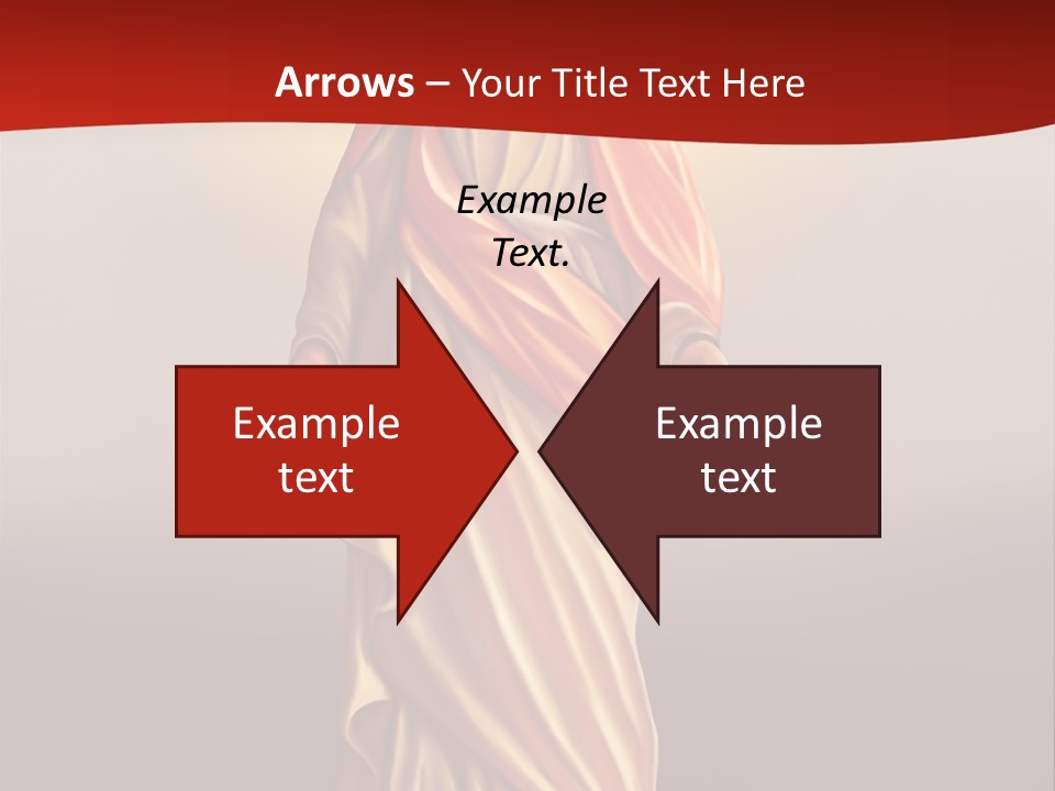 Jesus Powerpoint Presentation With A Red Background PowerPoint Template