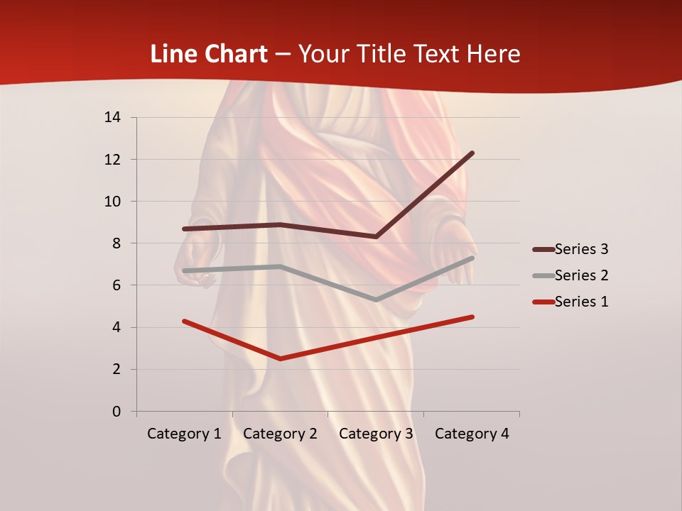 Jesus Powerpoint Presentation With A Red Background PowerPoint Template