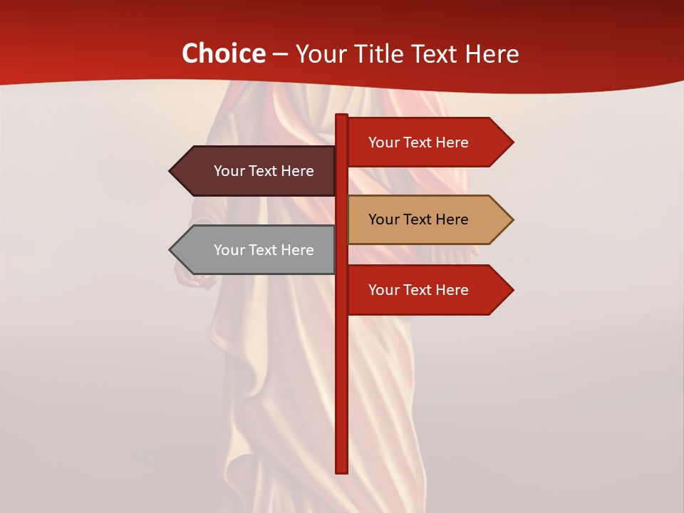 Jesus Powerpoint Presentation With A Red Background PowerPoint Template