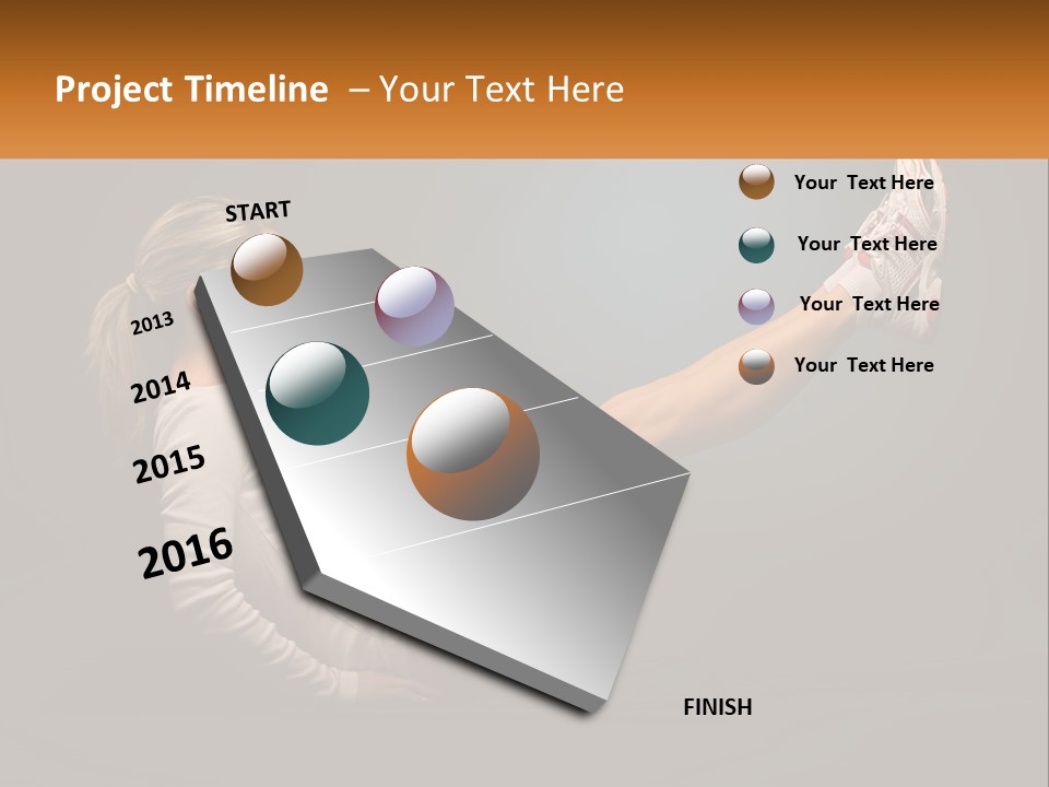 A Woman Is Doing A Crunch On A Mat PowerPoint Template