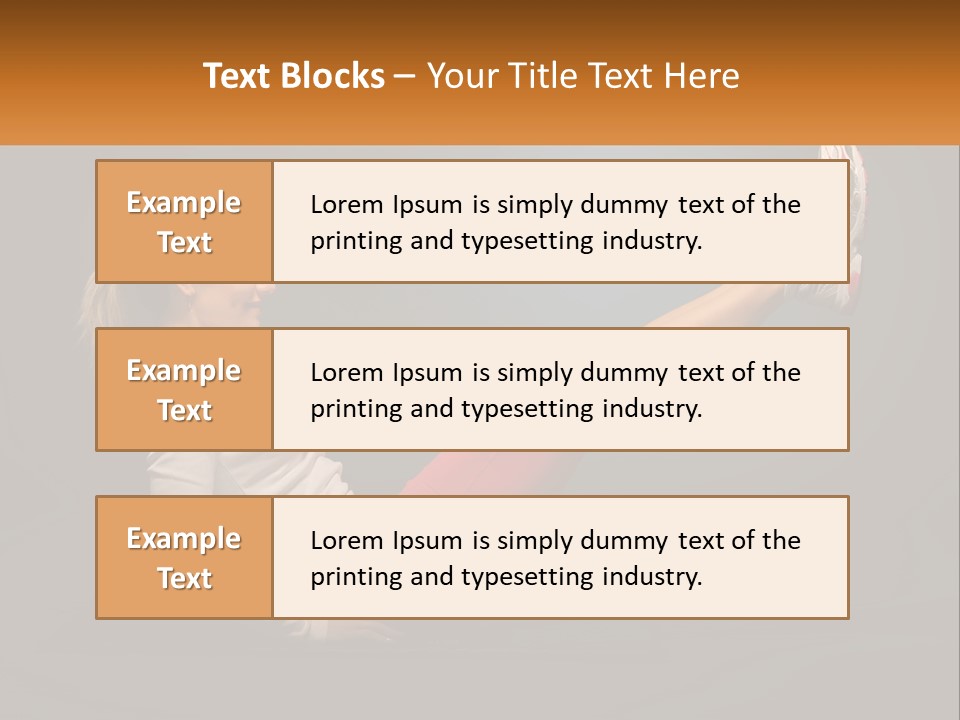 A Woman Is Doing A Crunch On A Mat PowerPoint Template