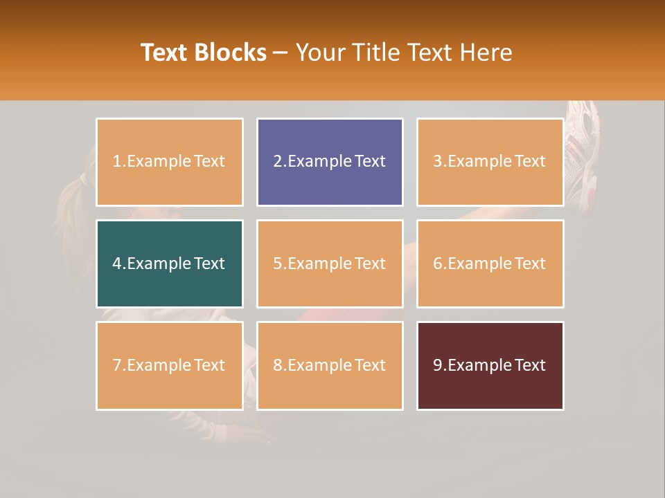 A Woman Is Doing A Crunch On A Mat PowerPoint Template