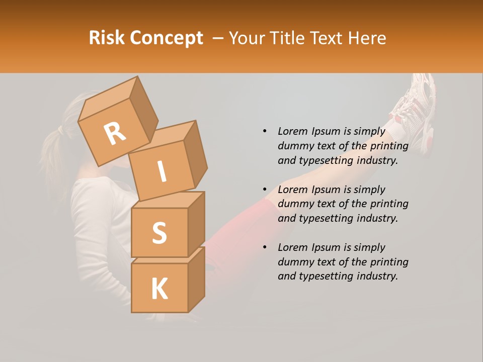 A Woman Is Doing A Crunch On A Mat PowerPoint Template