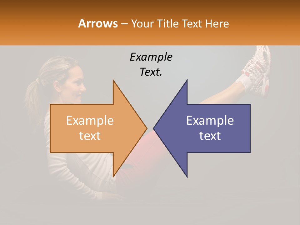 A Woman Is Doing A Crunch On A Mat PowerPoint Template