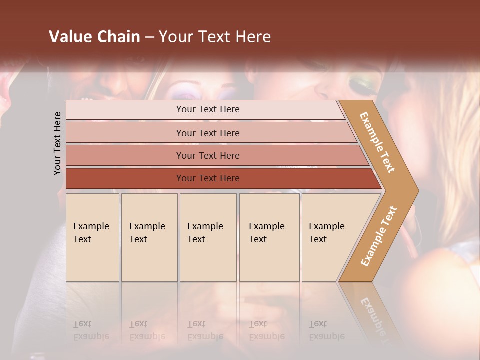 A Group Of People Singing Into A Microphone PowerPoint Template