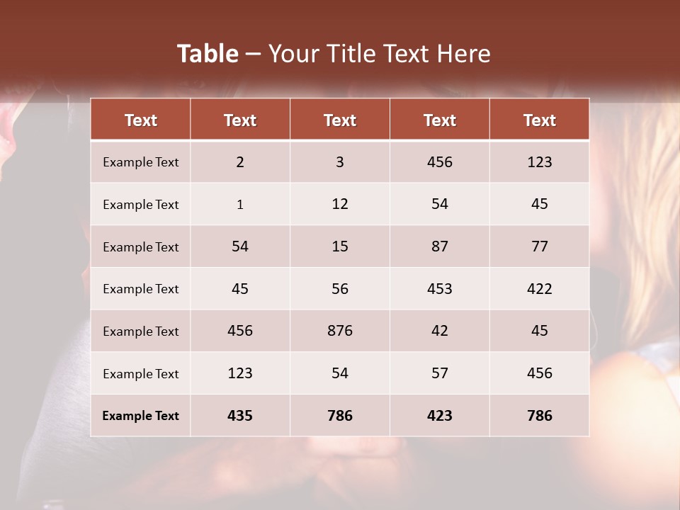 A Group Of People Singing Into A Microphone PowerPoint Template