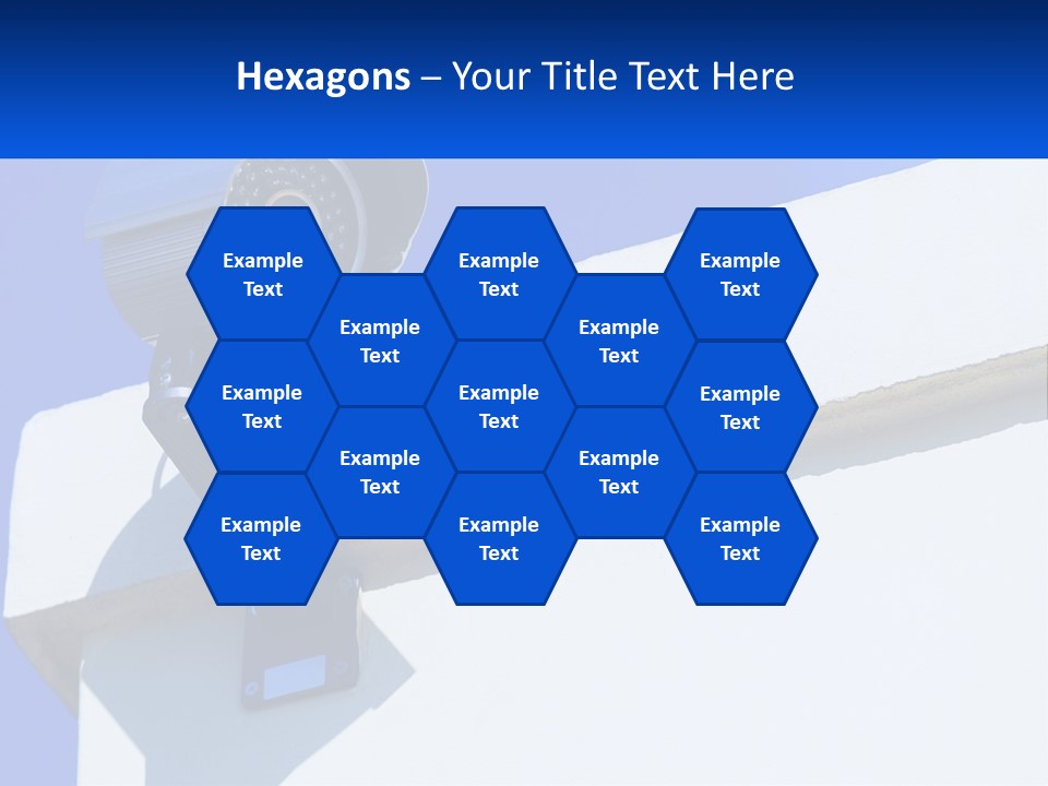 A Security Camera On The Side Of A Building PowerPoint Template