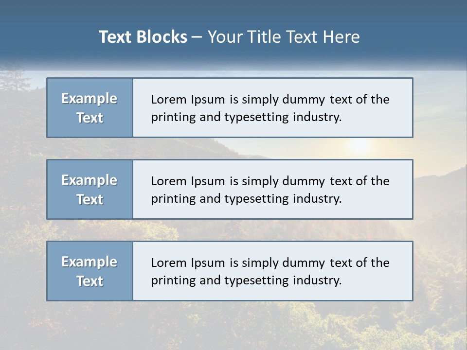 A Scenic View Of A Mountain Range With The Sun Setting In The Distance PowerPoint Template