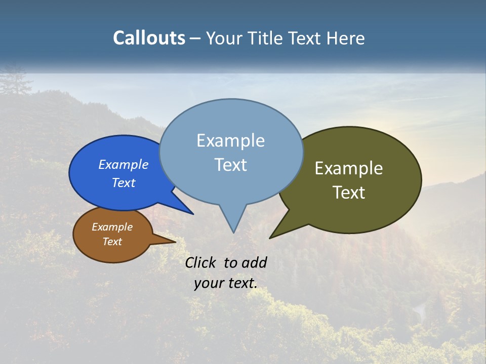 A Scenic View Of A Mountain Range With The Sun Setting In The Distance PowerPoint Template