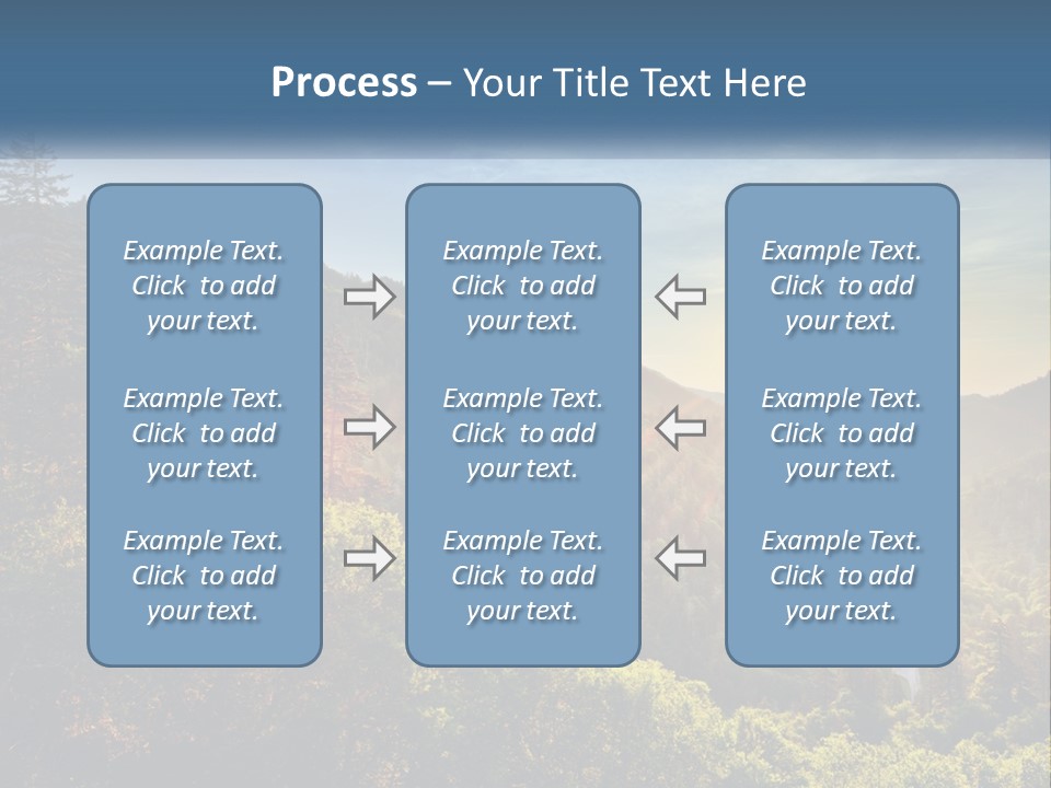A Scenic View Of A Mountain Range With The Sun Setting In The Distance PowerPoint Template