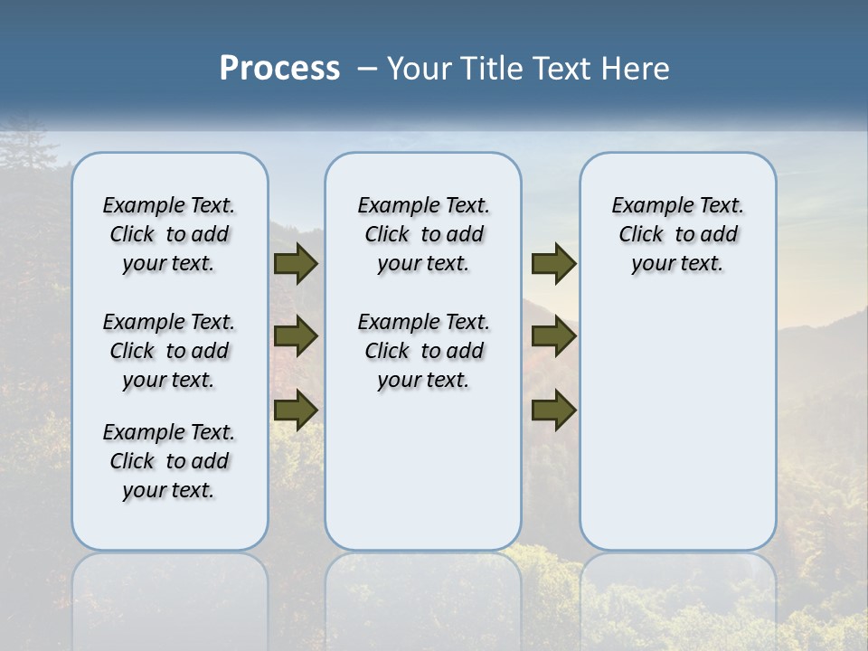 A Scenic View Of A Mountain Range With The Sun Setting In The Distance PowerPoint Template