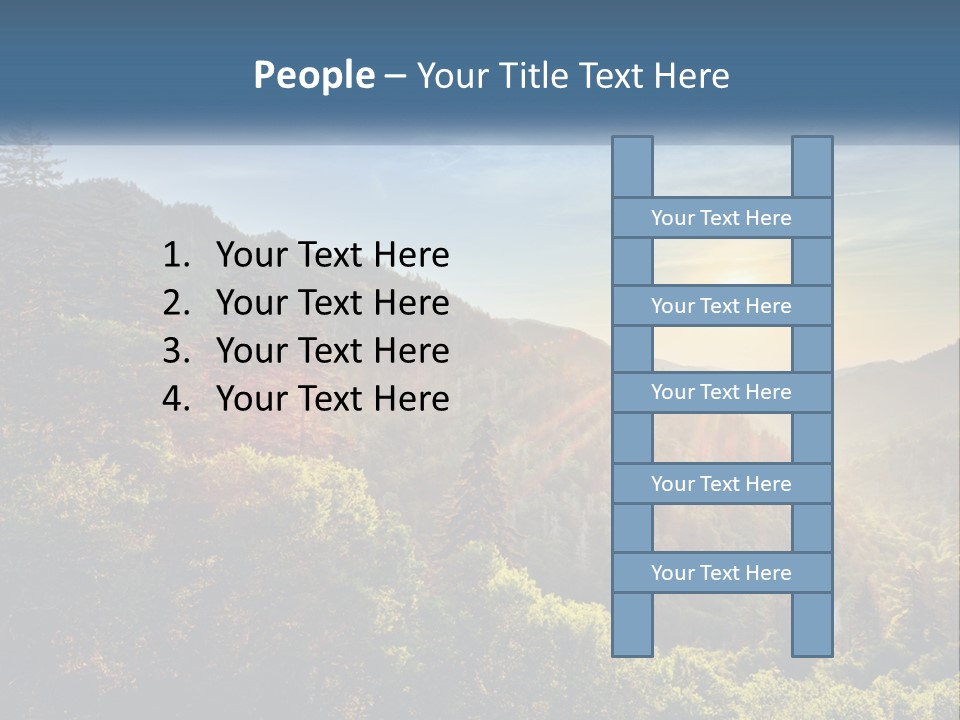 A Scenic View Of A Mountain Range With The Sun Setting In The Distance PowerPoint Template