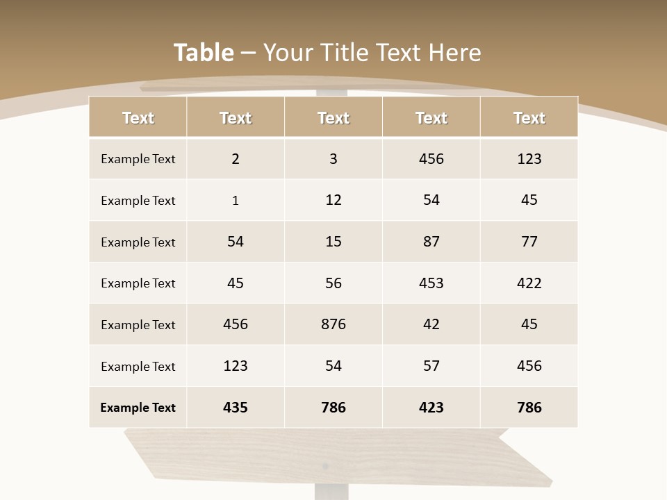 A Group Of Wooden Signs Pointing In Different Directions PowerPoint Template