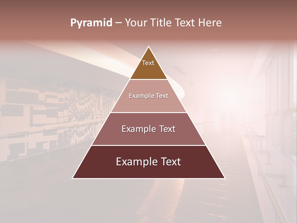A Large Room With A Long Wall And A Lot Of Windows PowerPoint Template