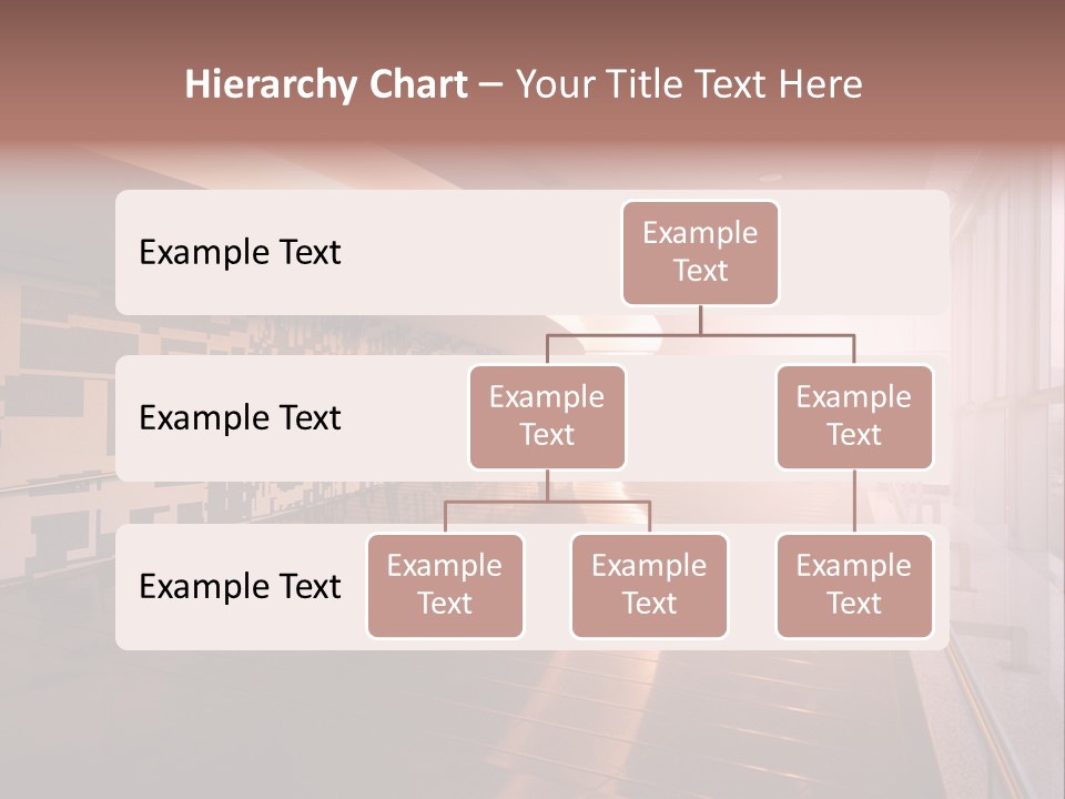 A Large Room With A Long Wall And A Lot Of Windows PowerPoint Template