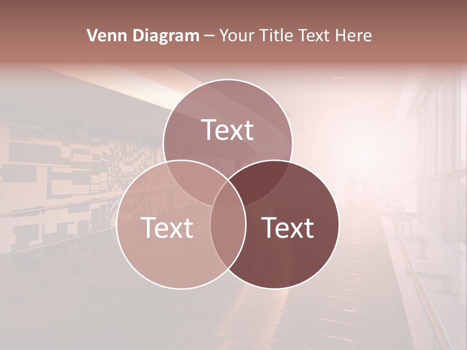 A Large Room With A Long Wall And A Lot Of Windows PowerPoint Template