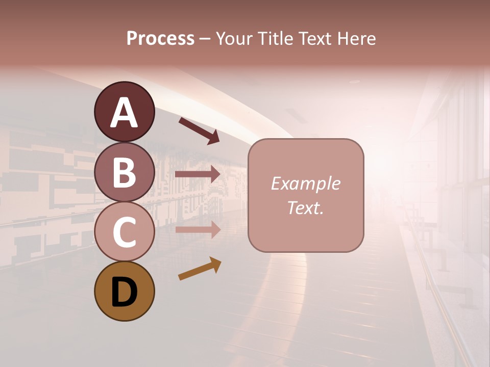 A Large Room With A Long Wall And A Lot Of Windows PowerPoint Template