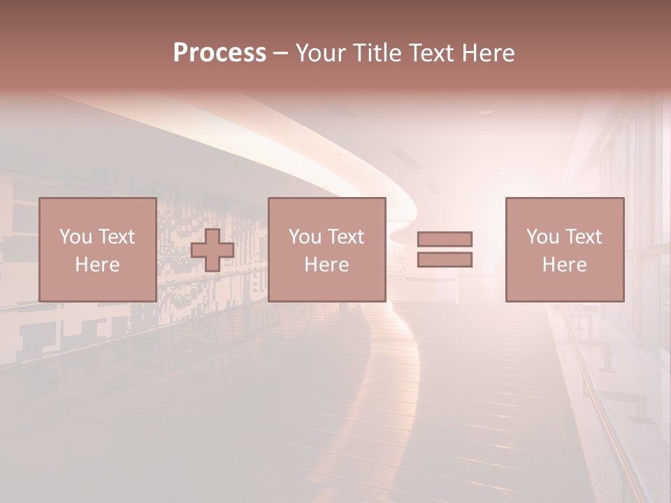A Large Room With A Long Wall And A Lot Of Windows PowerPoint Template