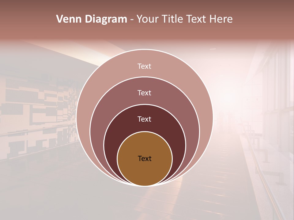 A Large Room With A Long Wall And A Lot Of Windows PowerPoint Template