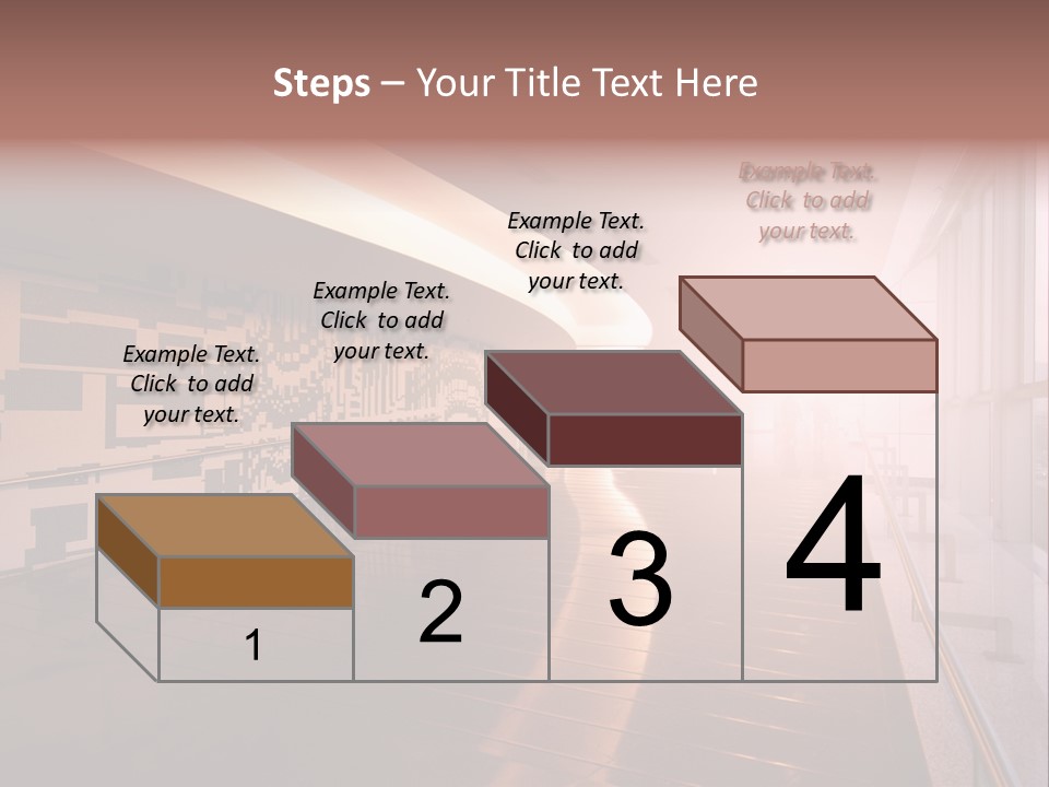 A Large Room With A Long Wall And A Lot Of Windows PowerPoint Template