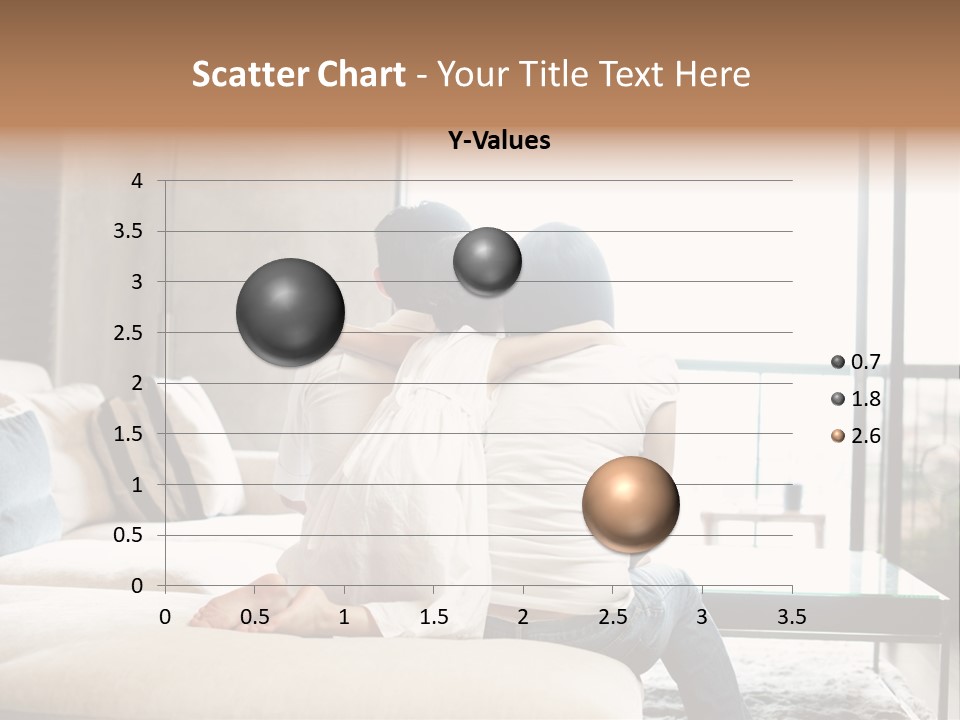 A Group Of People Sitting On A Couch In A Living Room PowerPoint Template