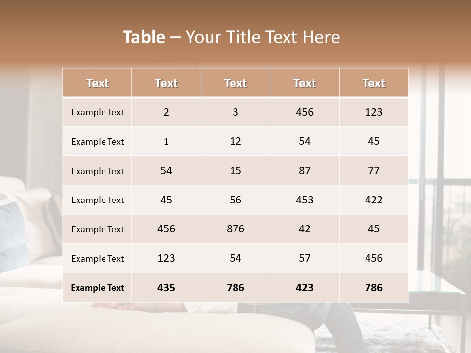 A Group Of People Sitting On A Couch In A Living Room PowerPoint Template