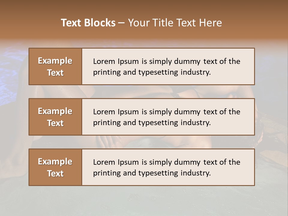 A Woman In A Bikini Laying On A Surfboard In A Pool PowerPoint Template