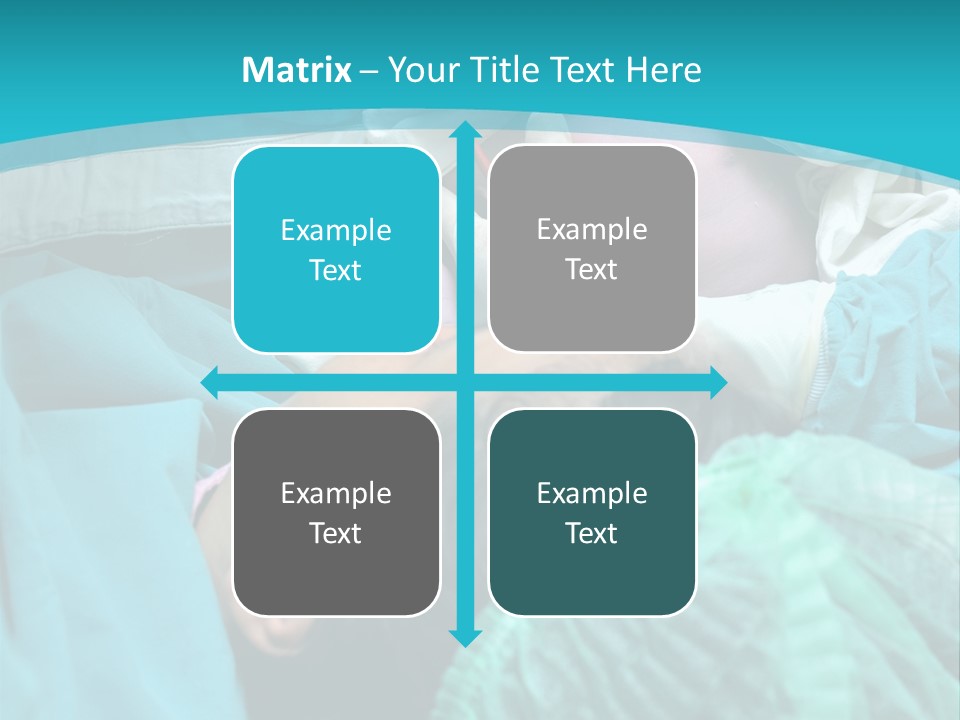 A Baby Laying In A Hospital Bed With An Adult PowerPoint Template