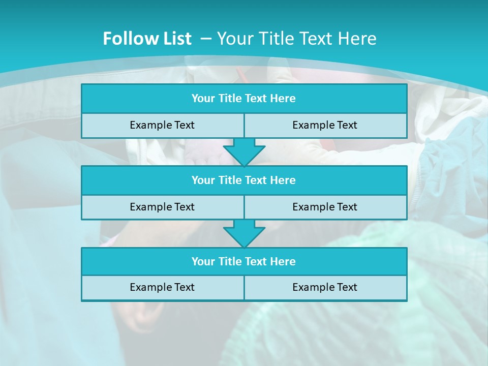 A Baby Laying In A Hospital Bed With An Adult PowerPoint Template