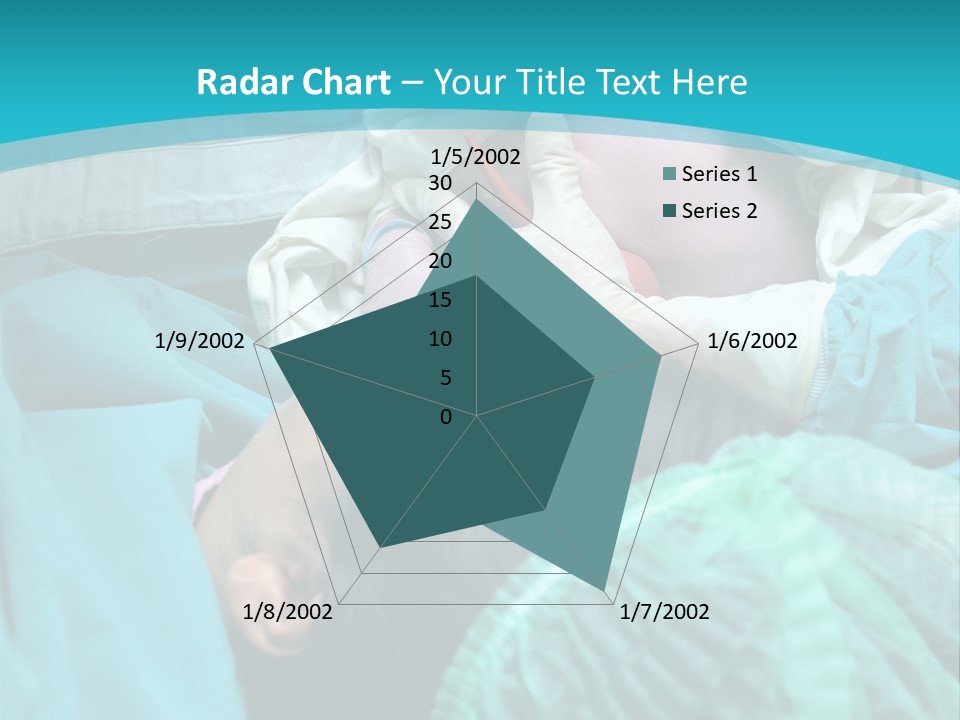 A Baby Laying In A Hospital Bed With An Adult PowerPoint Template