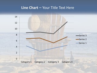 A Wooden Chair Sitting On Top Of A Sandy Beach PowerPoint Template
