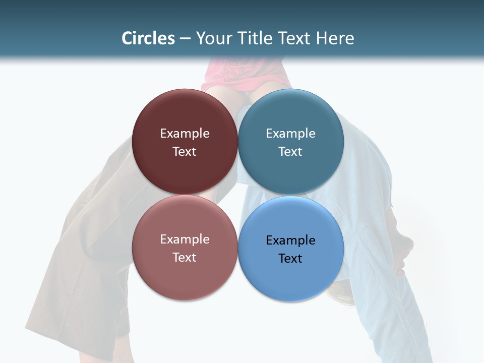 A Man Holding A Little Girl On His Back PowerPoint Template