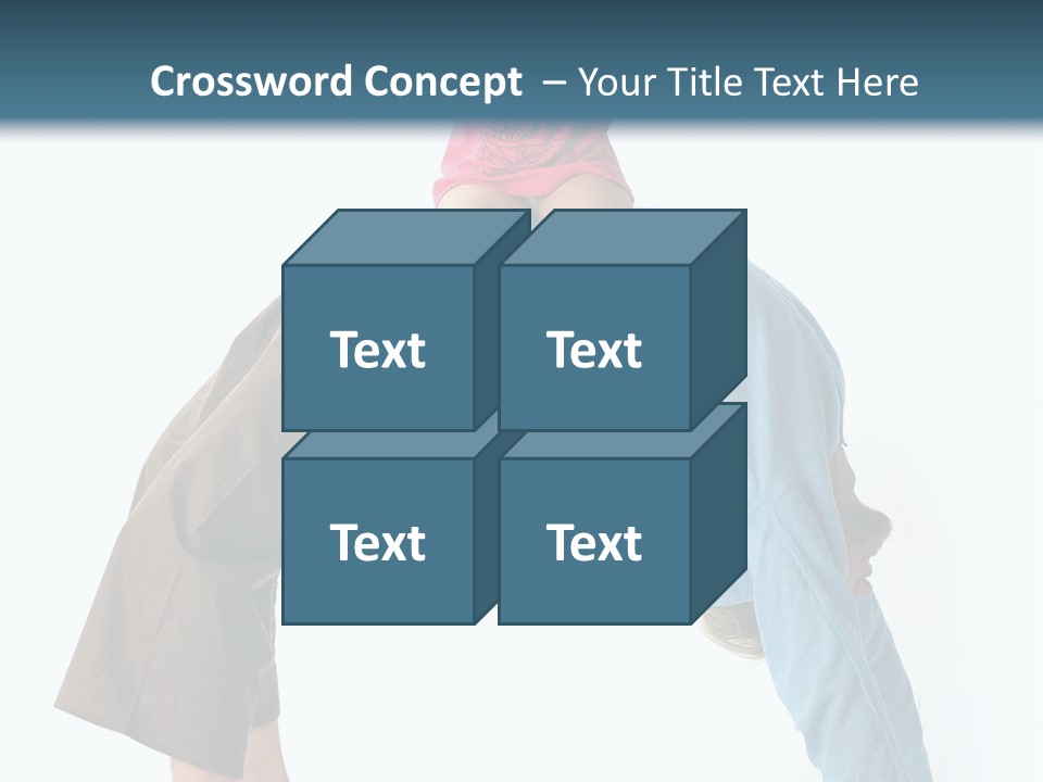 A Man Holding A Little Girl On His Back PowerPoint Template