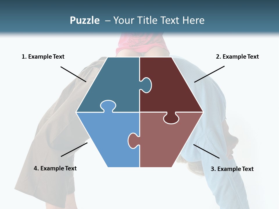 A Man Holding A Little Girl On His Back PowerPoint Template