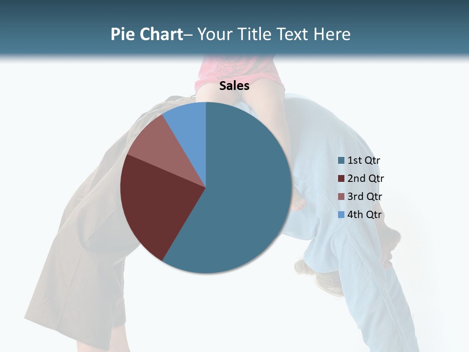 A Man Holding A Little Girl On His Back PowerPoint Template