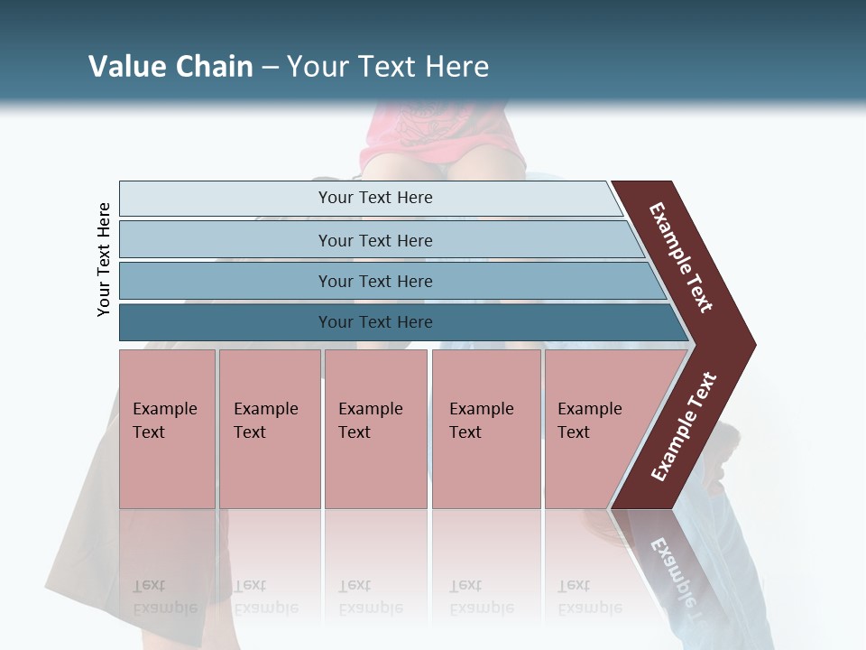 A Man Holding A Little Girl On His Back PowerPoint Template