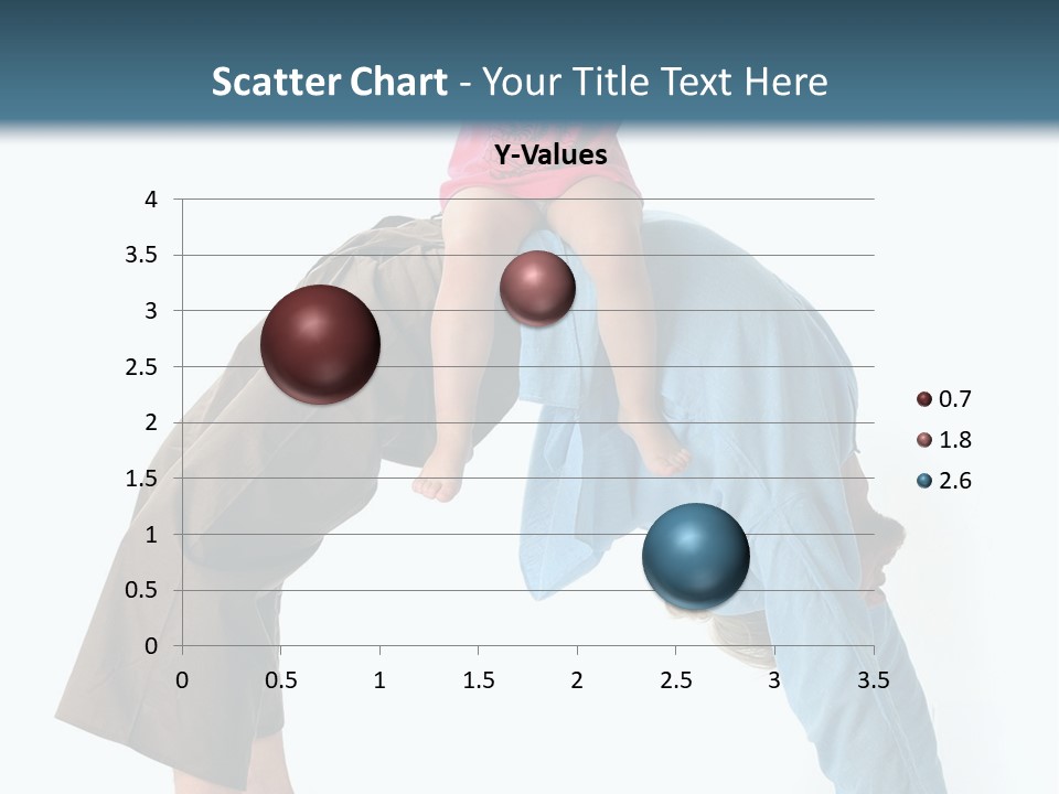 A Man Holding A Little Girl On His Back PowerPoint Template